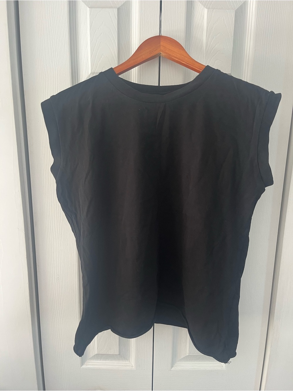 Frank & Eileen Tee Lab Black Sleeveless Crewneck Tank Sz M
